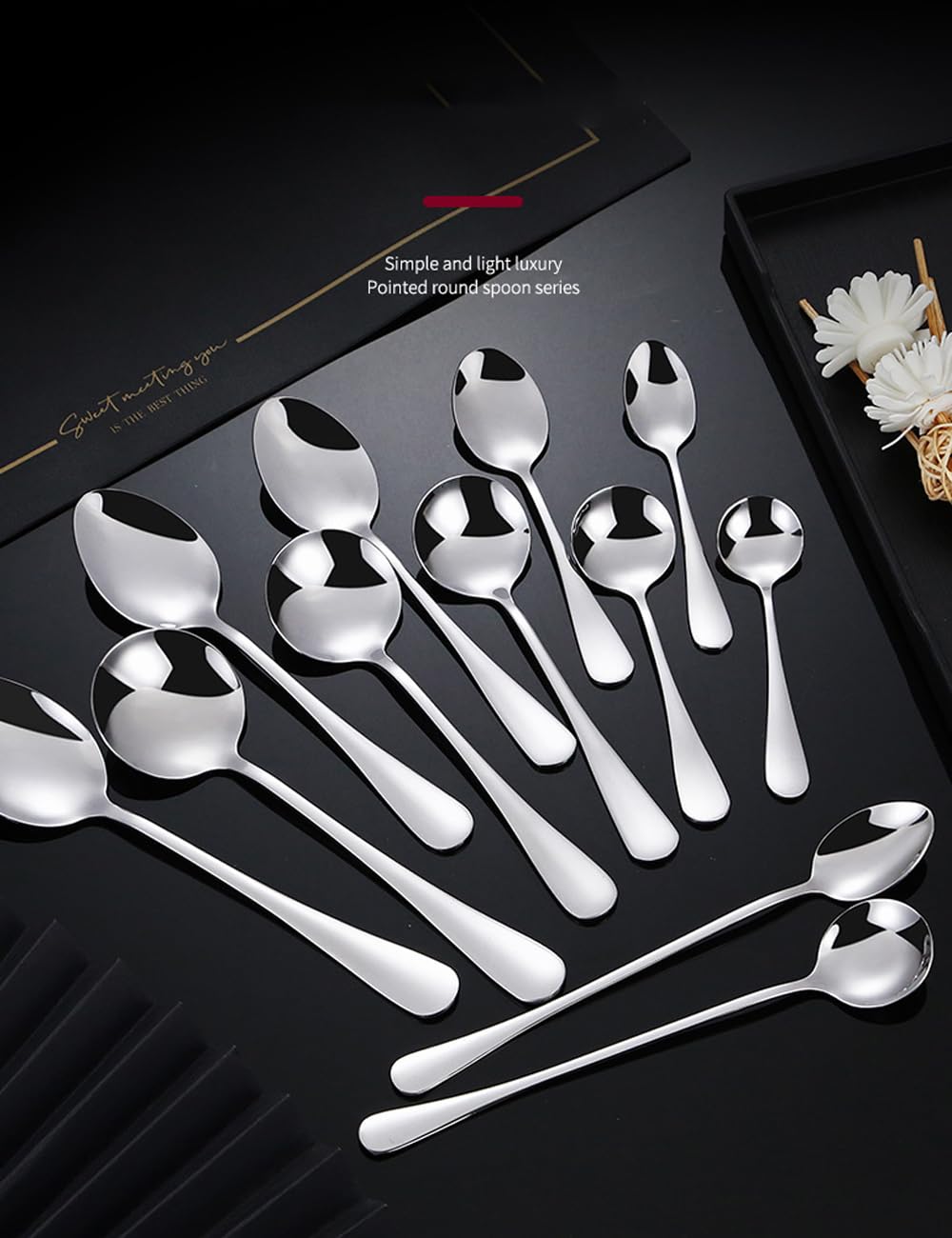 Amazon.co.jp: ディナースプーン 大さじ マルチサイズ ステンレス